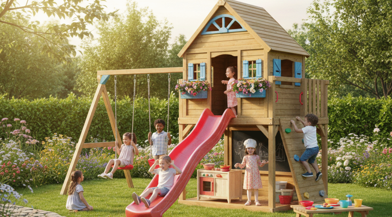 How to choose kids’ outdoor playhouse? Features, benefits & top picks